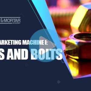 MONEY MARKETING MACHINE I: NUTS AND BOLTS